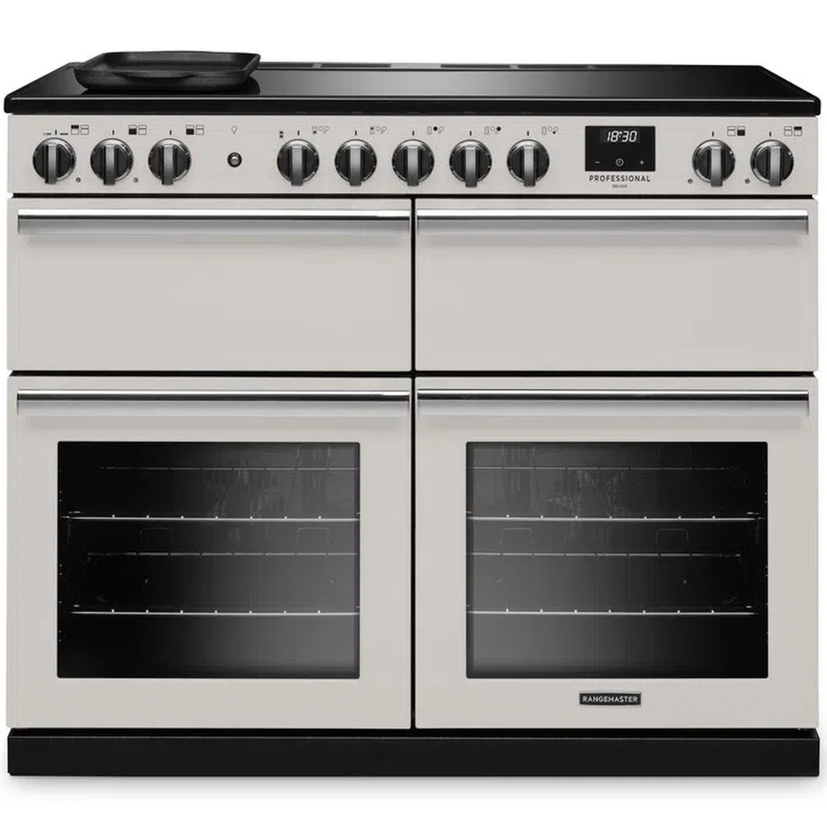 Rangemaster PRDLB110EIPIVY/CM1 Professional Deluxe Ivory Induction Range Cooker