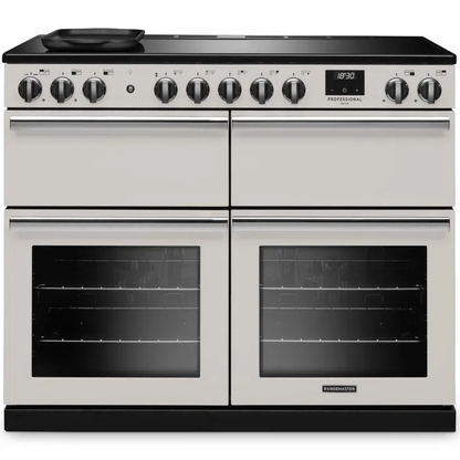 Rangemaster PRDLB110EIPIVY/CM1 Professional Deluxe Ivory Induction Range Cooker